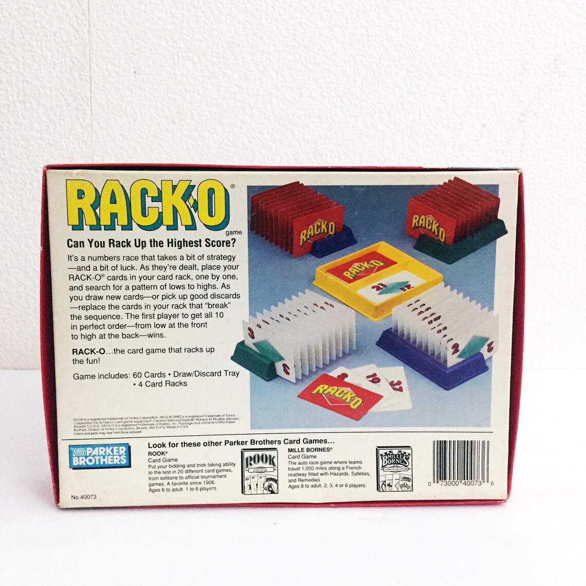 Vintage Racko Card Game Board Game by Parker Brothers Etsy