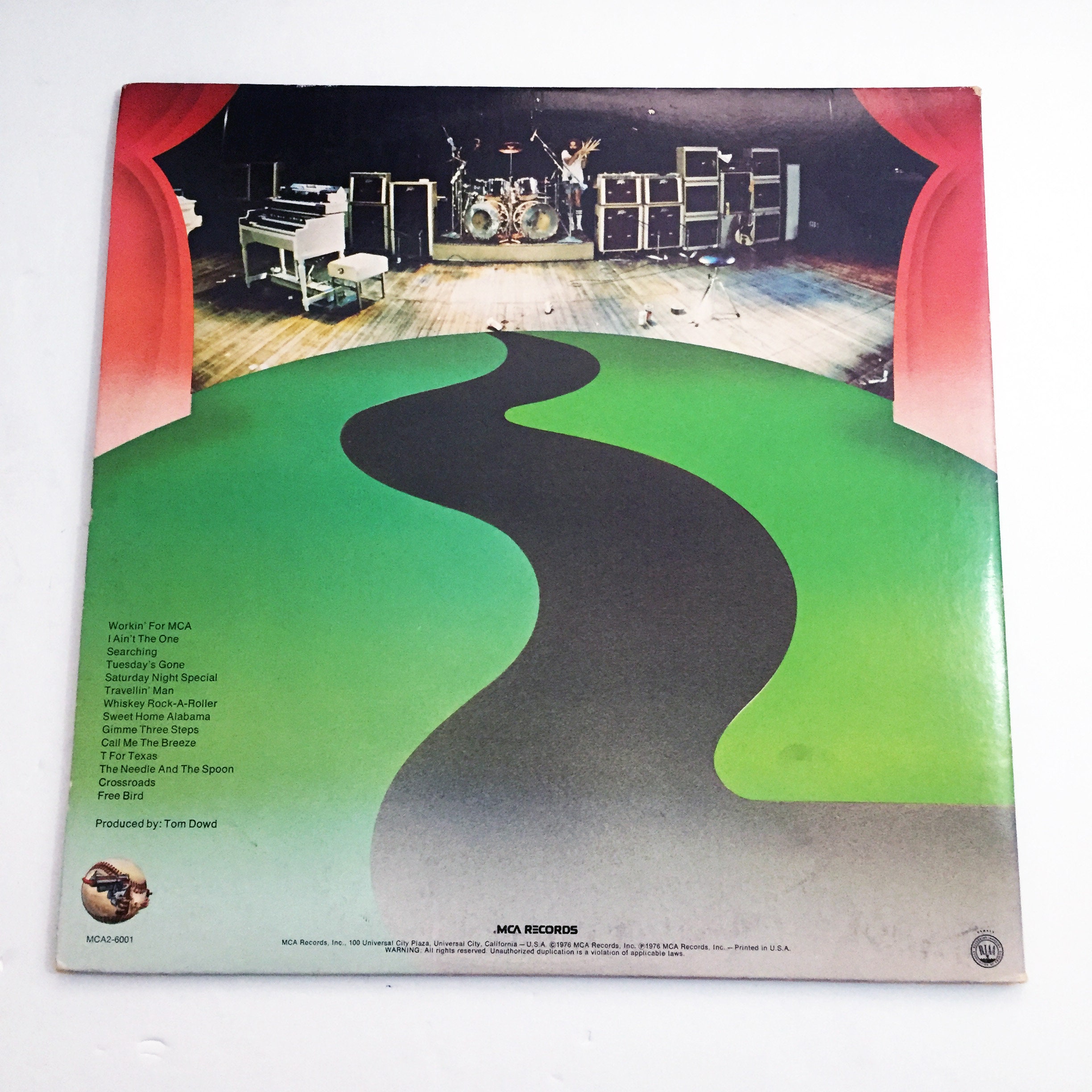 Vintage Lynyrd Skynyrd One More From the Road Double LP