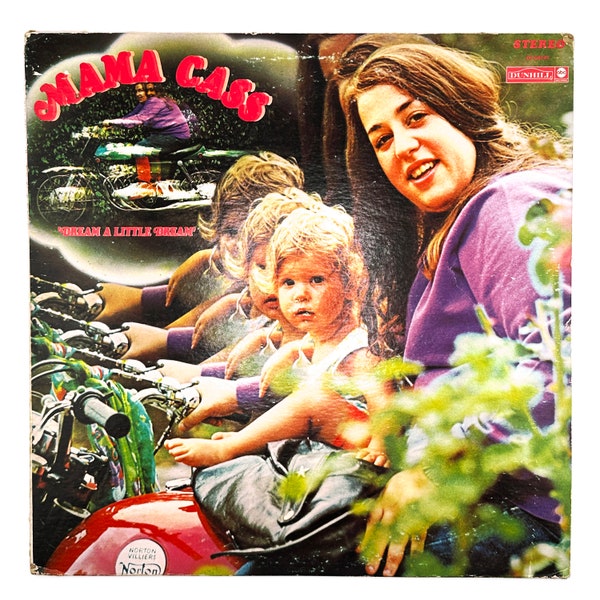 Vintage Mama Cass Cass Elliot Dream a Little Dream LP Record Vinyl 12" Album 1960s The Mamas & The Papas 1968