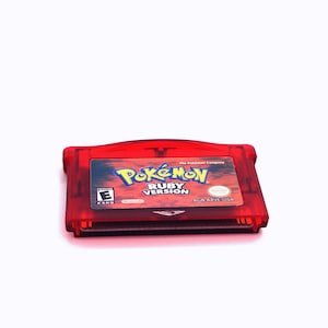 Authentic Nintendo Pokemon Ruby Version Game Boy Advance GBA Video Game ...