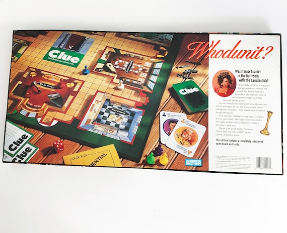 Vintage Clue Mystery Detective Board Game 1996 Complete Vintage Clue Mystery Detective Board Game 1996 Complete