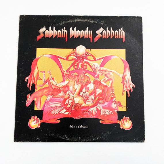 Vintage Black Sabbath Sabbath Bloody Sabbath 1973 LP Record Album Vinyl  1970s Ozzy 