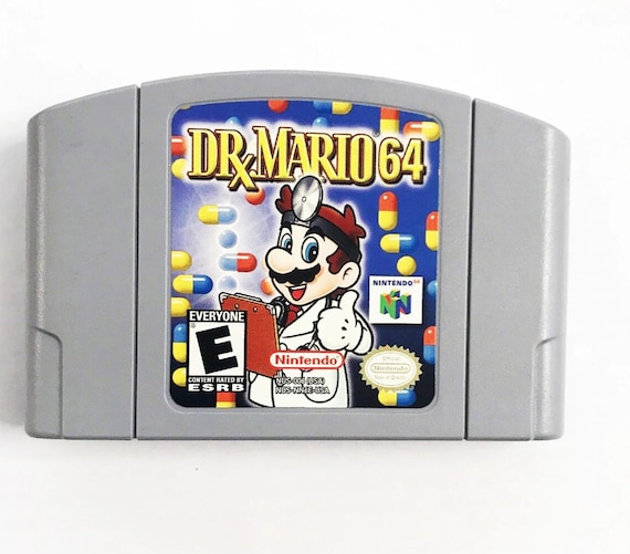 Vintage Dr Mario Nintendo 64 Tested Works N64 Video Game 90s