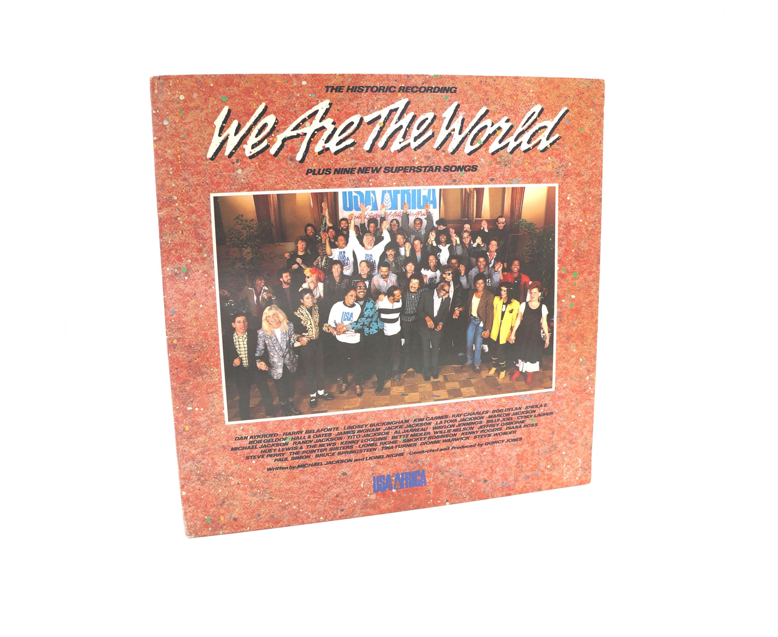 Vintage We Are the World Vinyl Record, 1985 Album - Etsy