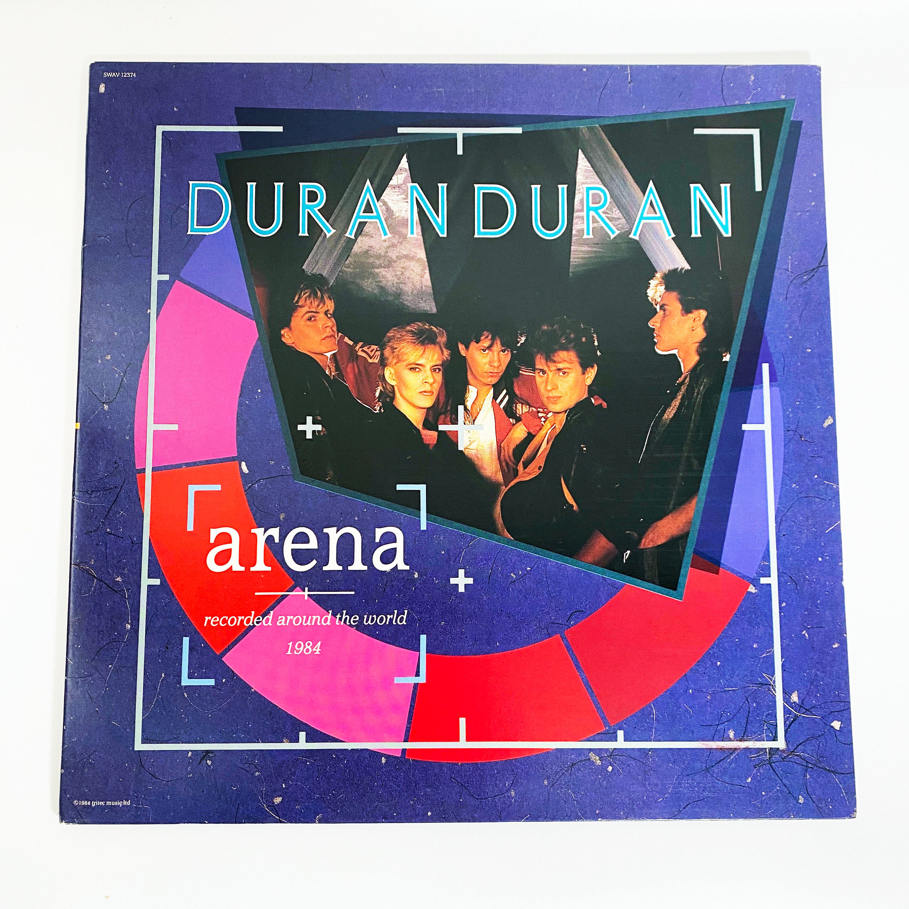 Vintage Duran Duran Arena LP Record Vinyl 12