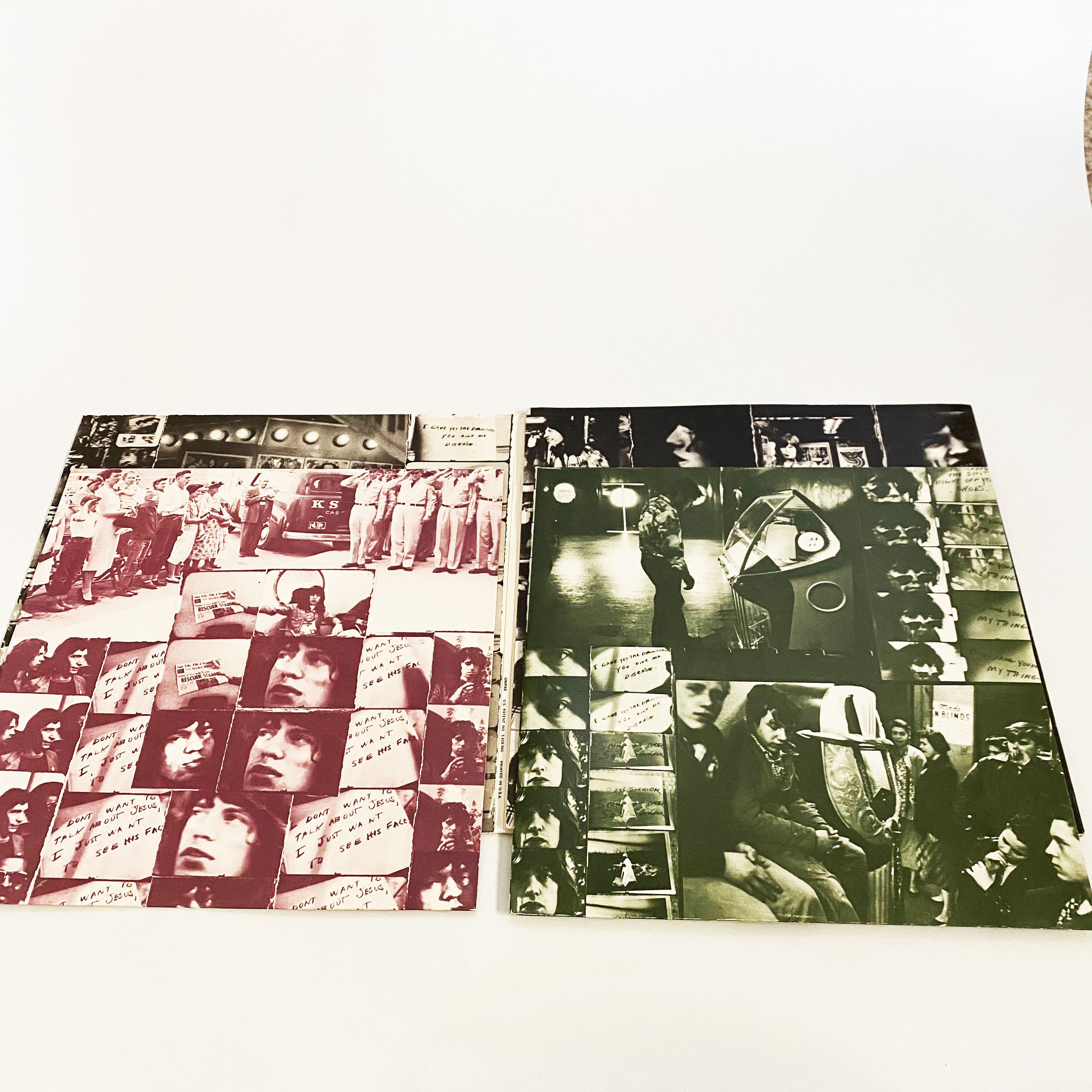 Vintage Rolling Stones Exile on Main Street LP Record Album Vinyl 