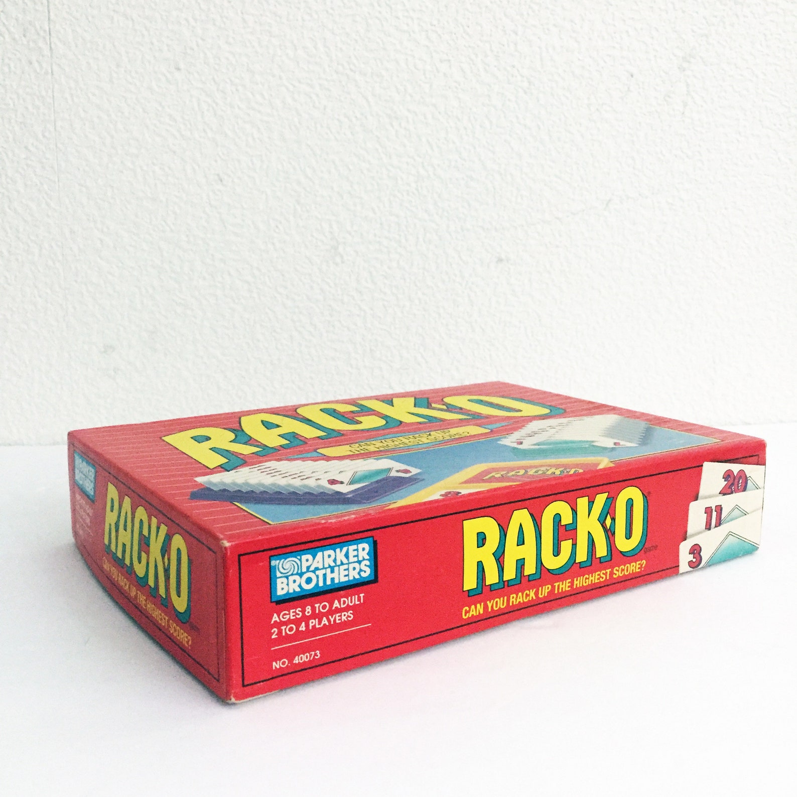 Vintage RackO Card Game Board Game by Parker Brothers Etsy