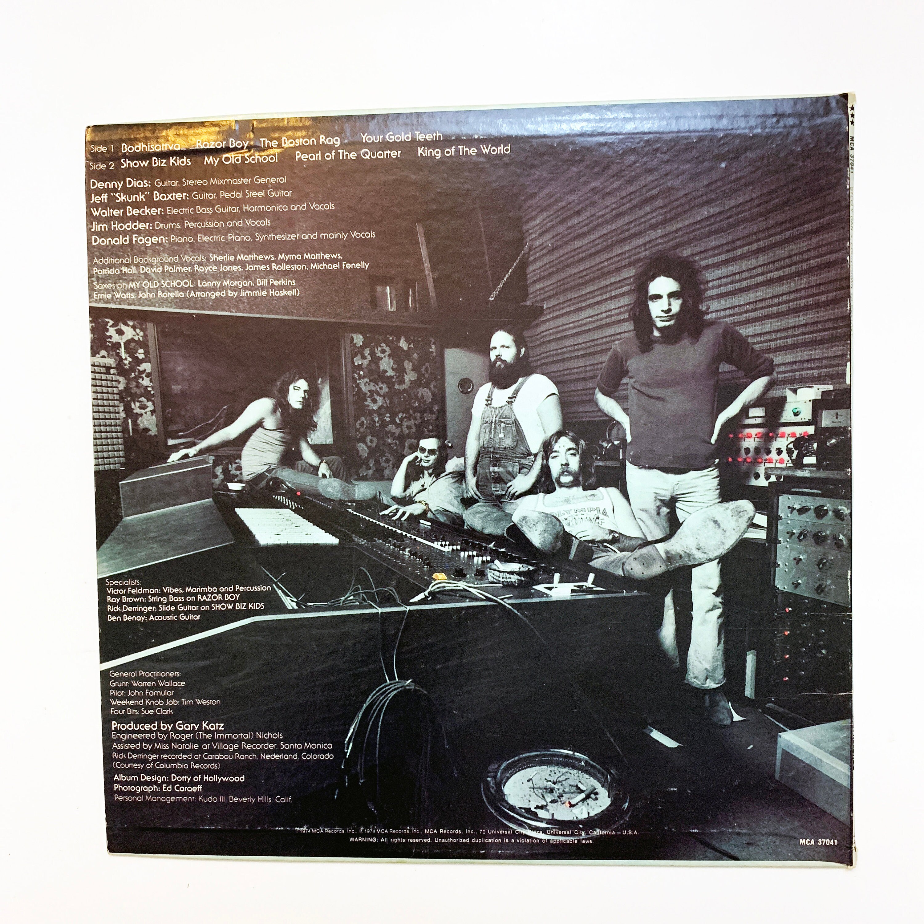 Vintage Steely Dan Countdown to Ecstasy LP Record Vinyl