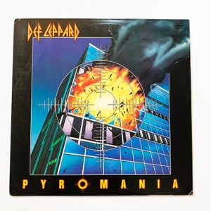 Pyromania Vinyl Def Leppard Album, Classic 80s Rock (Original 1983 LP, Rare Collectible, 12 Inch Record) bild 1
