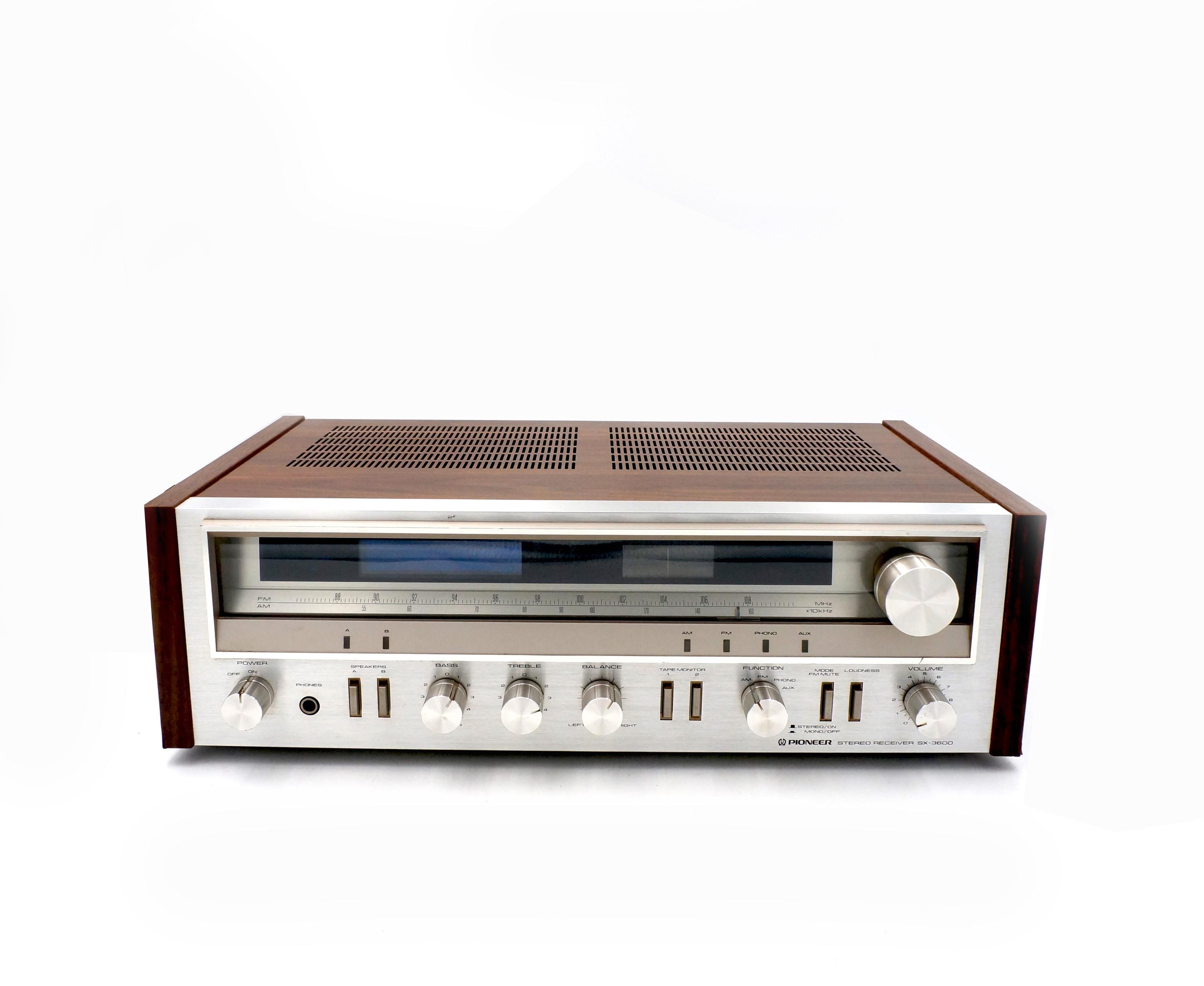 Vintage Pioneer SX-3600 Stereo Receiver Tuner Radio Silver Face
