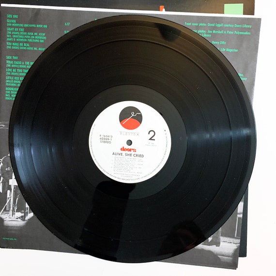 XX02【希少な名盤】doors ALIVE! SHE CRIED レコード
