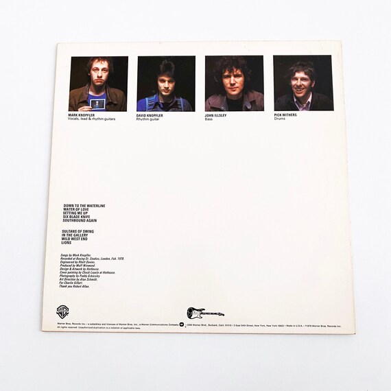 Vintage Dire Straits Debut Album Vinyl LP, 1978 British Rock - Etsy