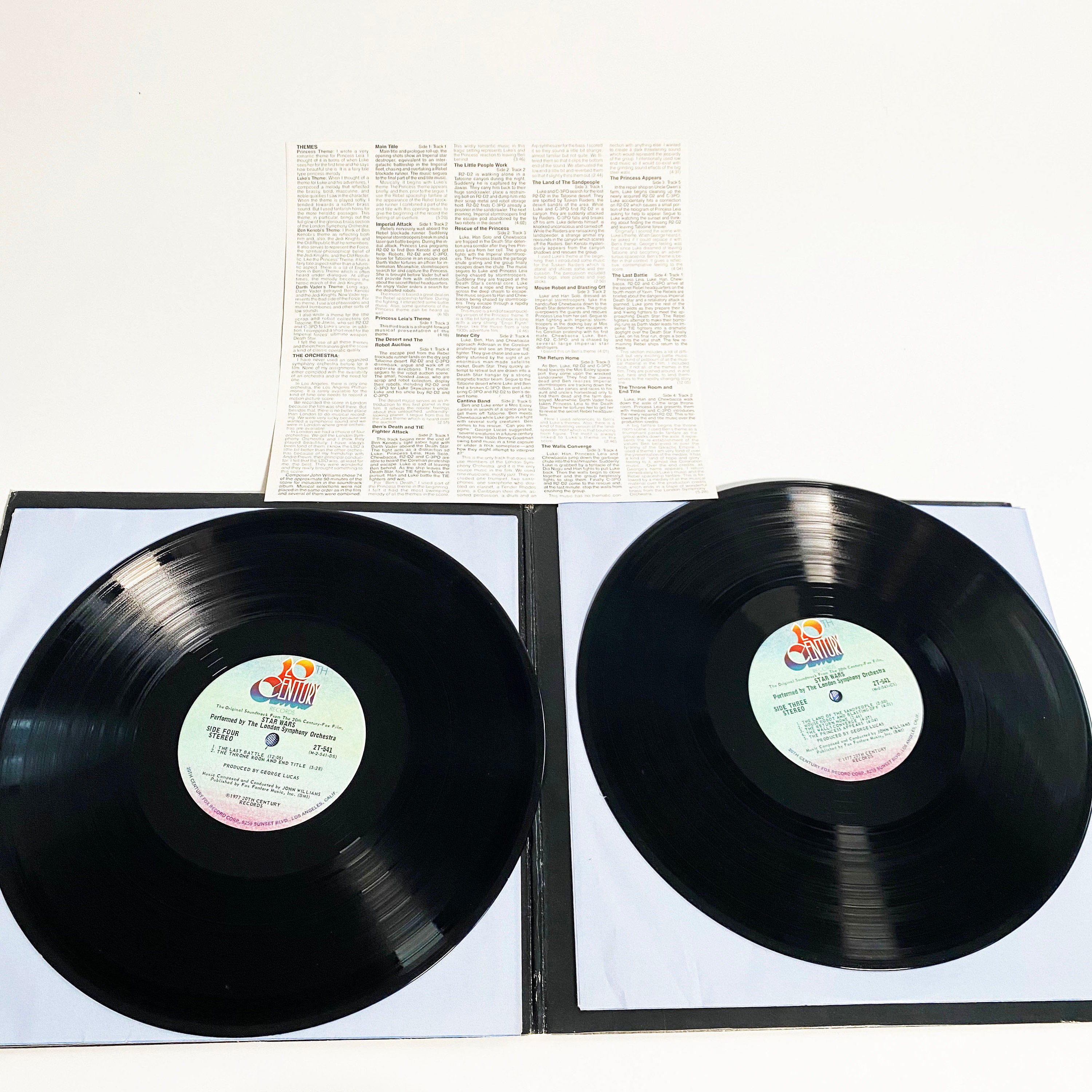 wilco star wars lp レコード　us original Vintage Original Star Wars Motion Picture Soundtrack Double