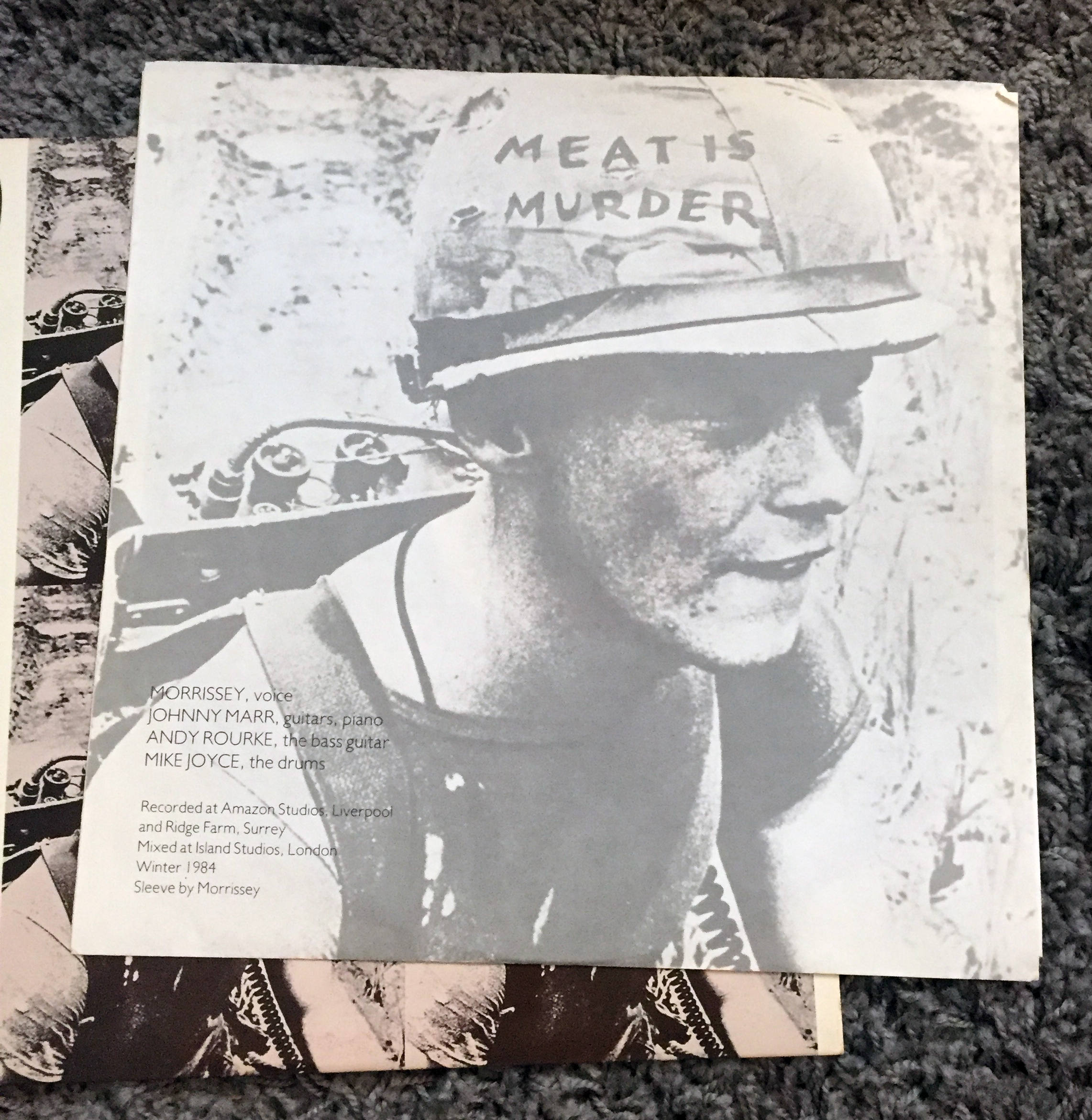 The Smiths - Meat is Murder Vinyl LP, 1st Press - Etsy