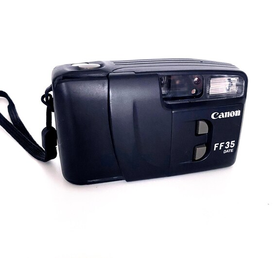 Vintage Canon FF35 Date 35mm Point Film Camera Tested Works 90s