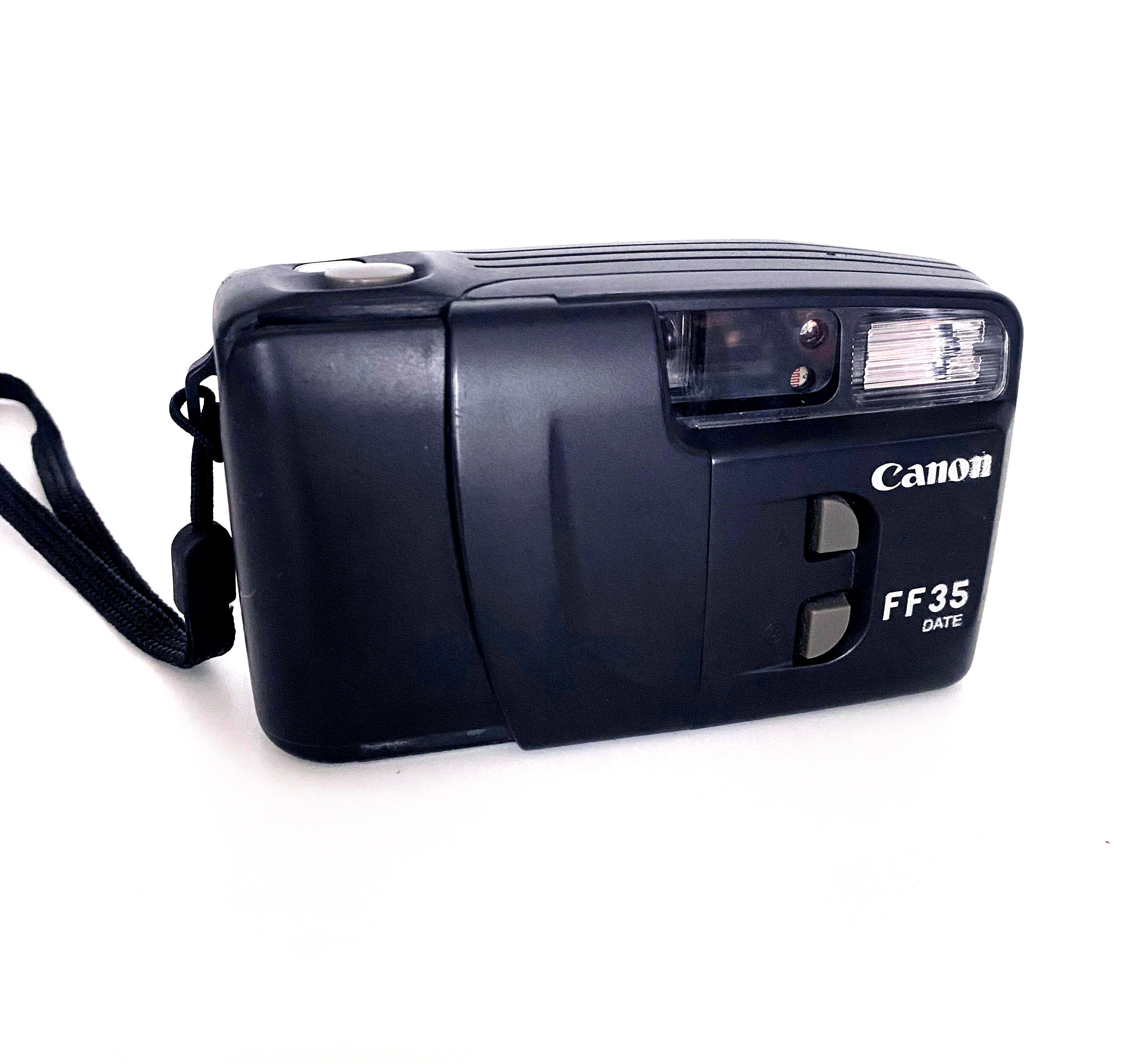 Vintage Canon FF35 Date 35mm Point Film Camera Tested Works 90s