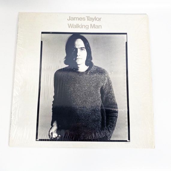 Vintage James Taylor Walking Man Record Vinyl LP 12