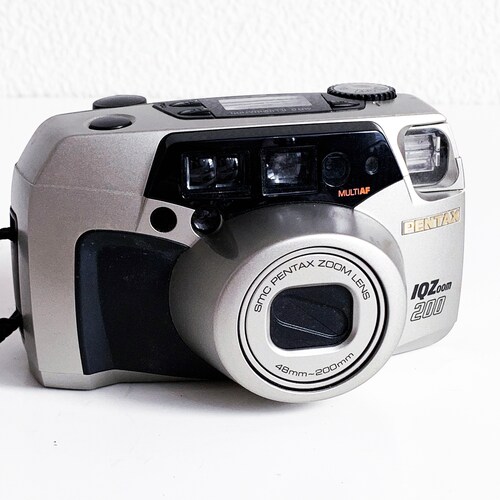 Vintage Pentax IQ Zoom 140 Camera 35mm Film Point and Click Etsy