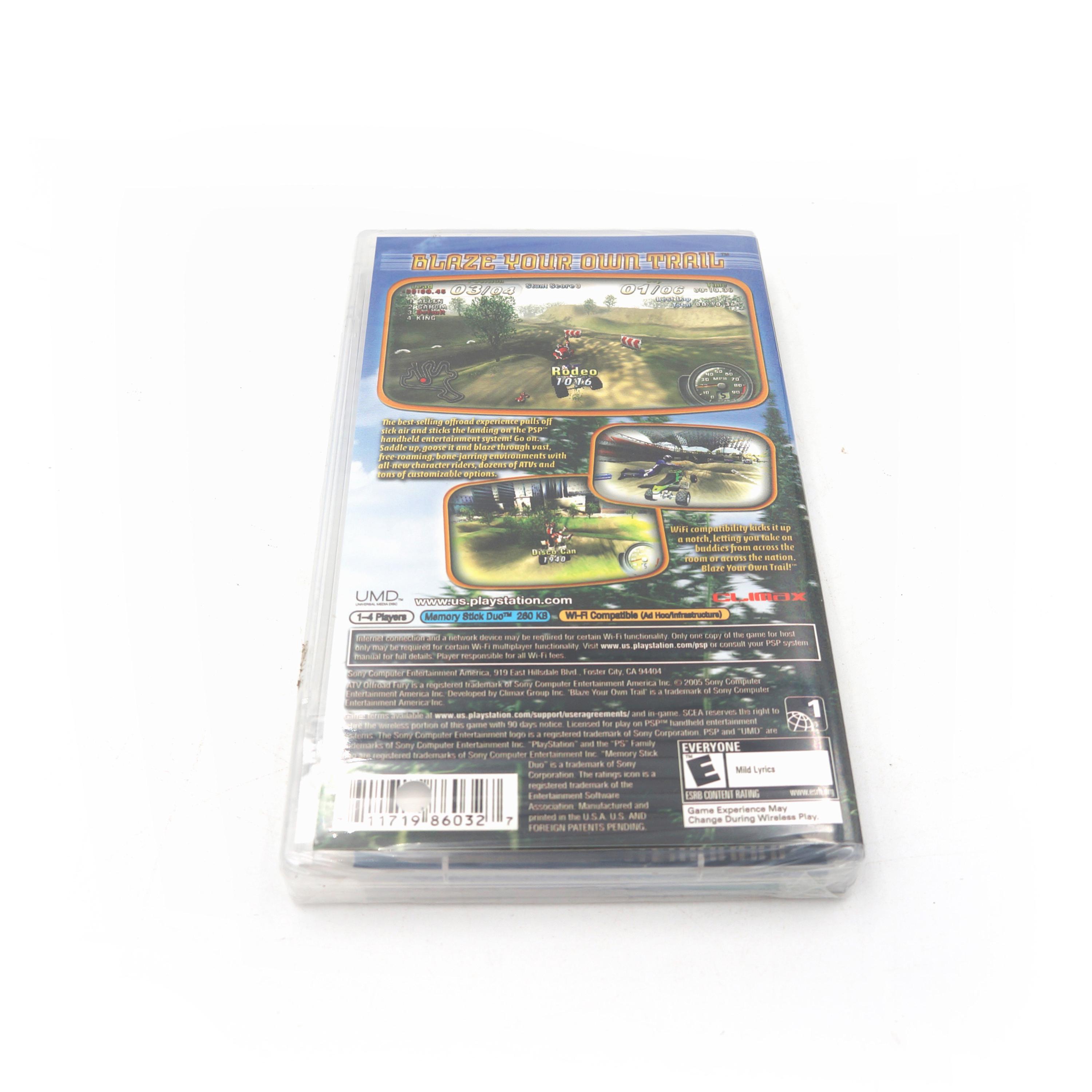 Vintage Sealed Sony PSP ATV Offroad Fury Blazin Trails Video Game