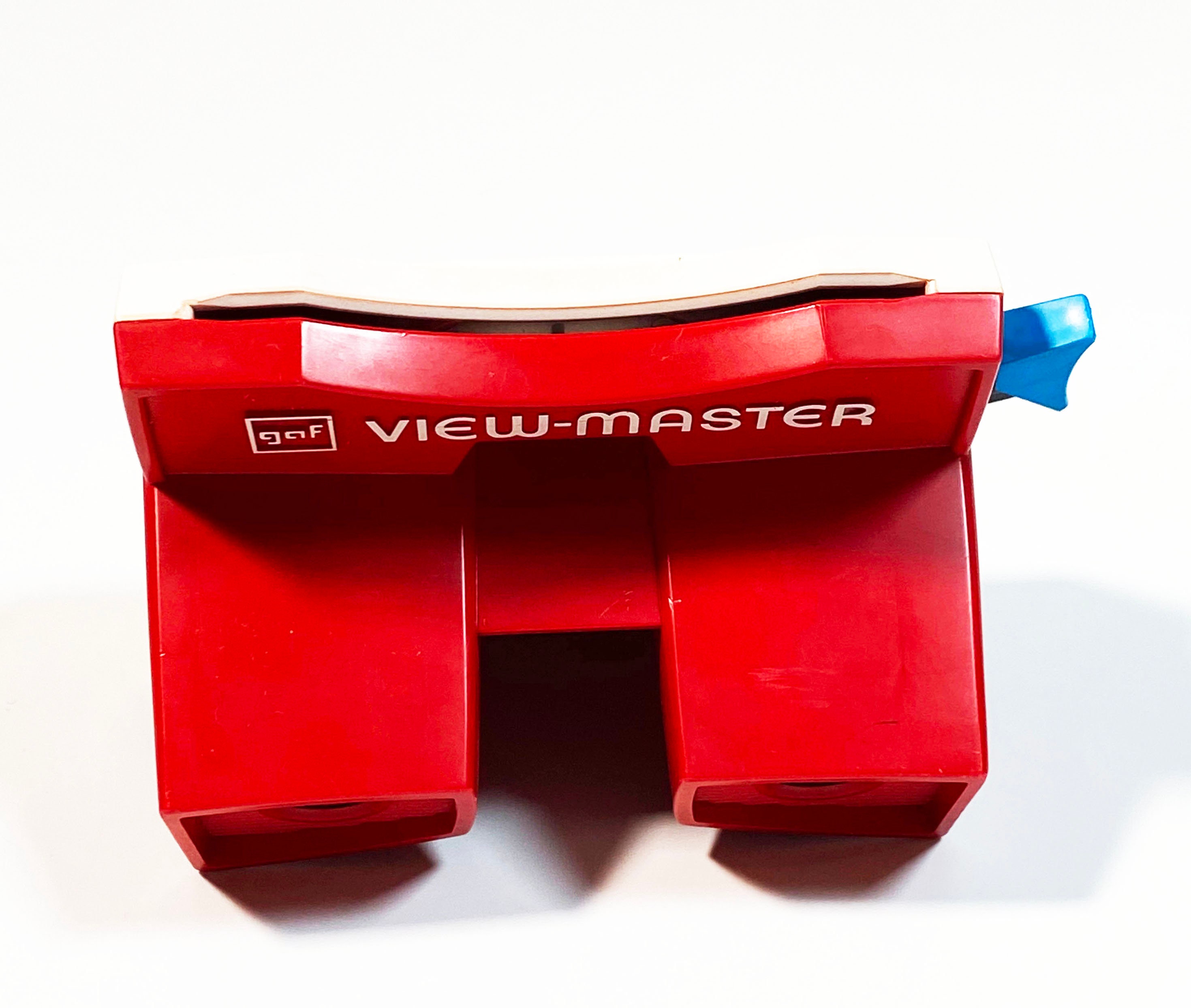 Vintage 70s View Master 3D Toy in Red White Blue Viewmaster