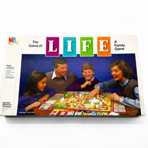 Vintage Game of Life Milton Bradley 100% Complete Classic Game 1985 1980s 80s Game Night