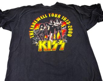 Vintage KISS the Farewell Tour 1973-2000 Authentic 2000s Y2k