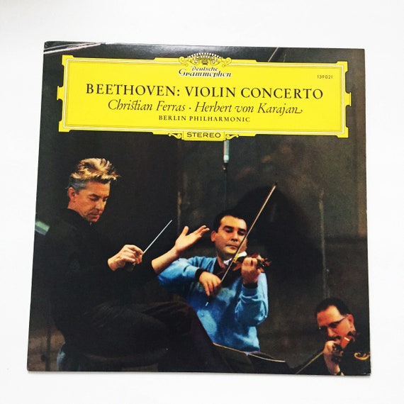 Vintage Beethoven Violin Concerto LP Record Album Vinyl 1967 LP 12