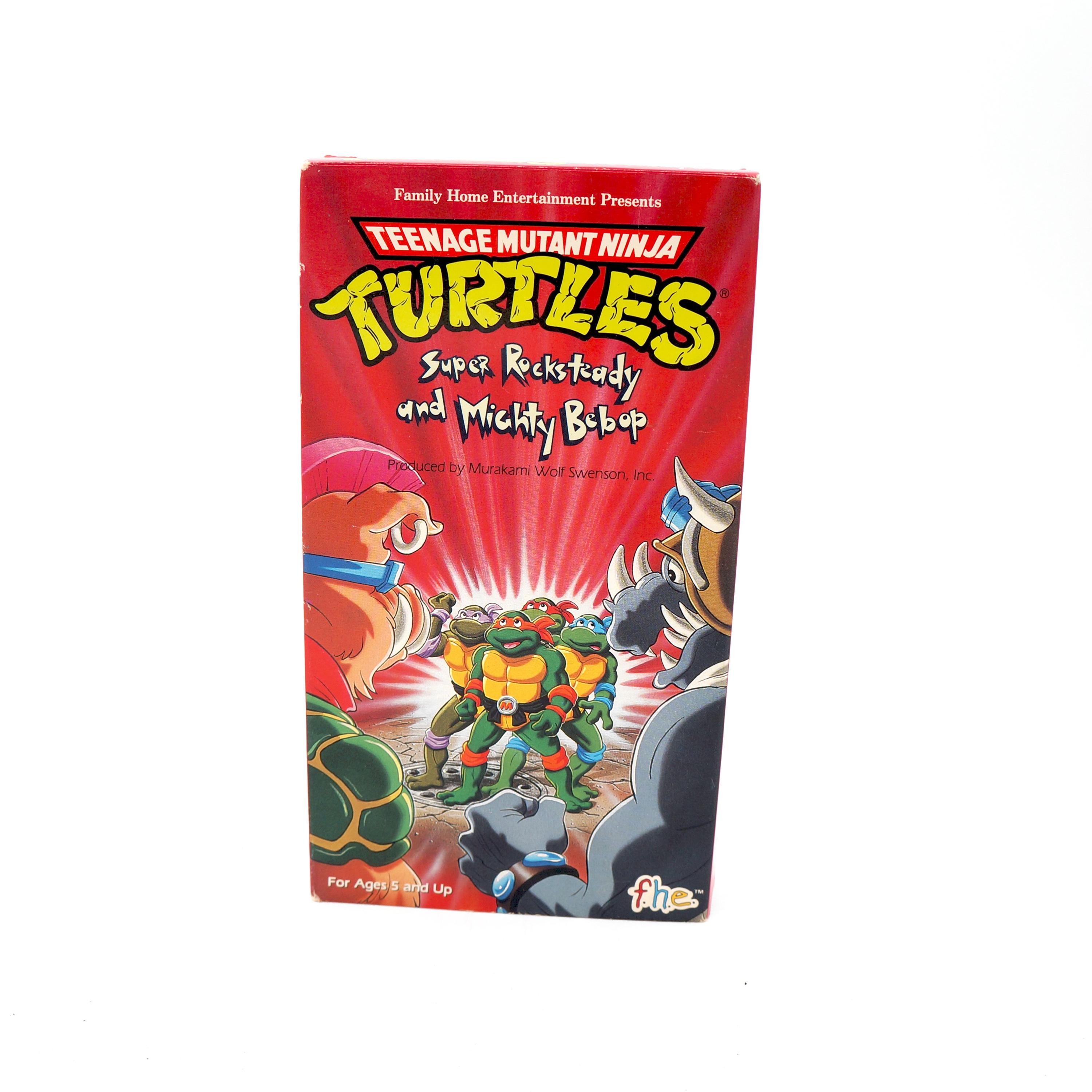 Vintage 1990 Teenage Mutant Ninja Turtles VHS Tape Super