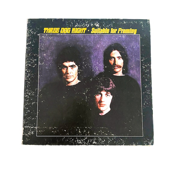 Vintage Three Dog Night Suitable for Framing LP Record Album Vinyl