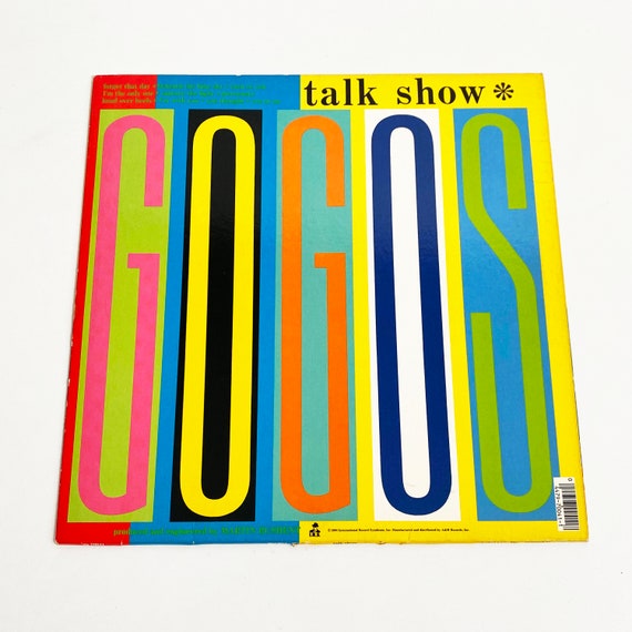 Vintage the Go Gos Talk Show LP Record Vinyl Album Excellent 