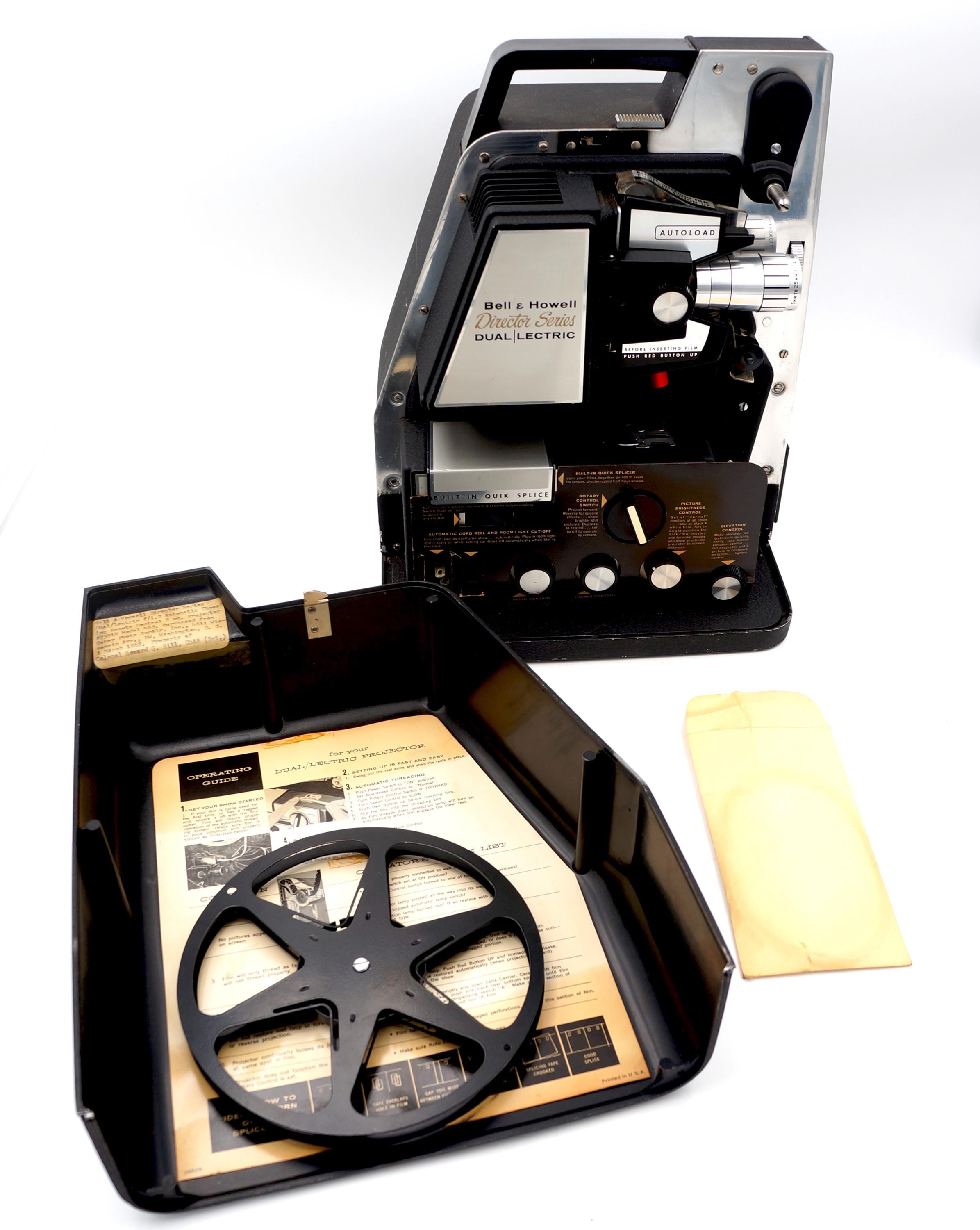 10ADM006 BELL&HOWELL ベル&ハウエル スライド映写機 Vintage Bell & Howell Director Series 8mm Film Projector Dual