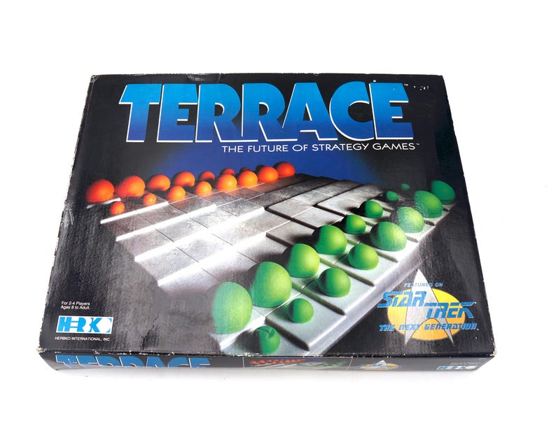 Vintage 1993 Herbko Terrace Strategy Game Star Trek Next Generation ...