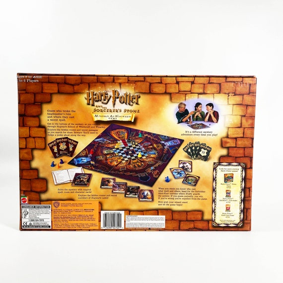 Harry Potter Sorcerer's Stone Mystery at Hogwarts Game Board Game 100%  Complete in Box Excellent 