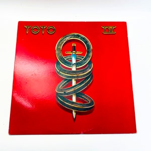 Vintage Toto IV Lp Album Vinyl Original Record Excellent 1982 80s 1980s 12&quot; Rosanna Africa