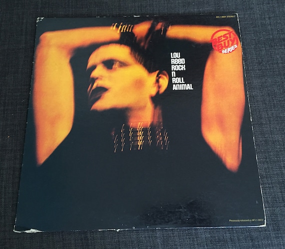 Vintage Lou Reed Rock n Roll Animal Vinyl Record LP Album 12" Live Album