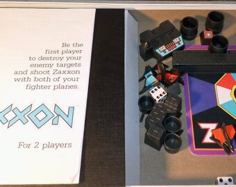 Vintage Zaxxon by Sega Board Game 1982 Toy 100% Complete 80s Toy
