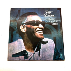 Vintage Ray Charles Love Country Style LP Record Album Vinyl 1970 Double  LP 12&quot;