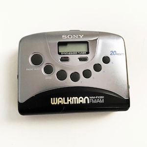 Vintage Sony Walkman WM-FX251 Stereo Cassette Tape Player AM/FM Works Black Portable 90s 1990s
