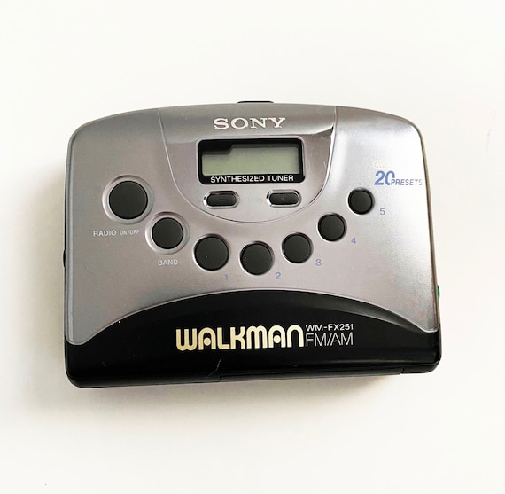 Vintage Sony Walkman WM-FX251 Stereo Cassette Tape Player AM