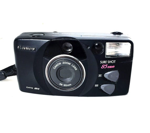 Vintage Canon Sure Shot 85 Zoom 38-85mm Tested Works Sureshot 35mm