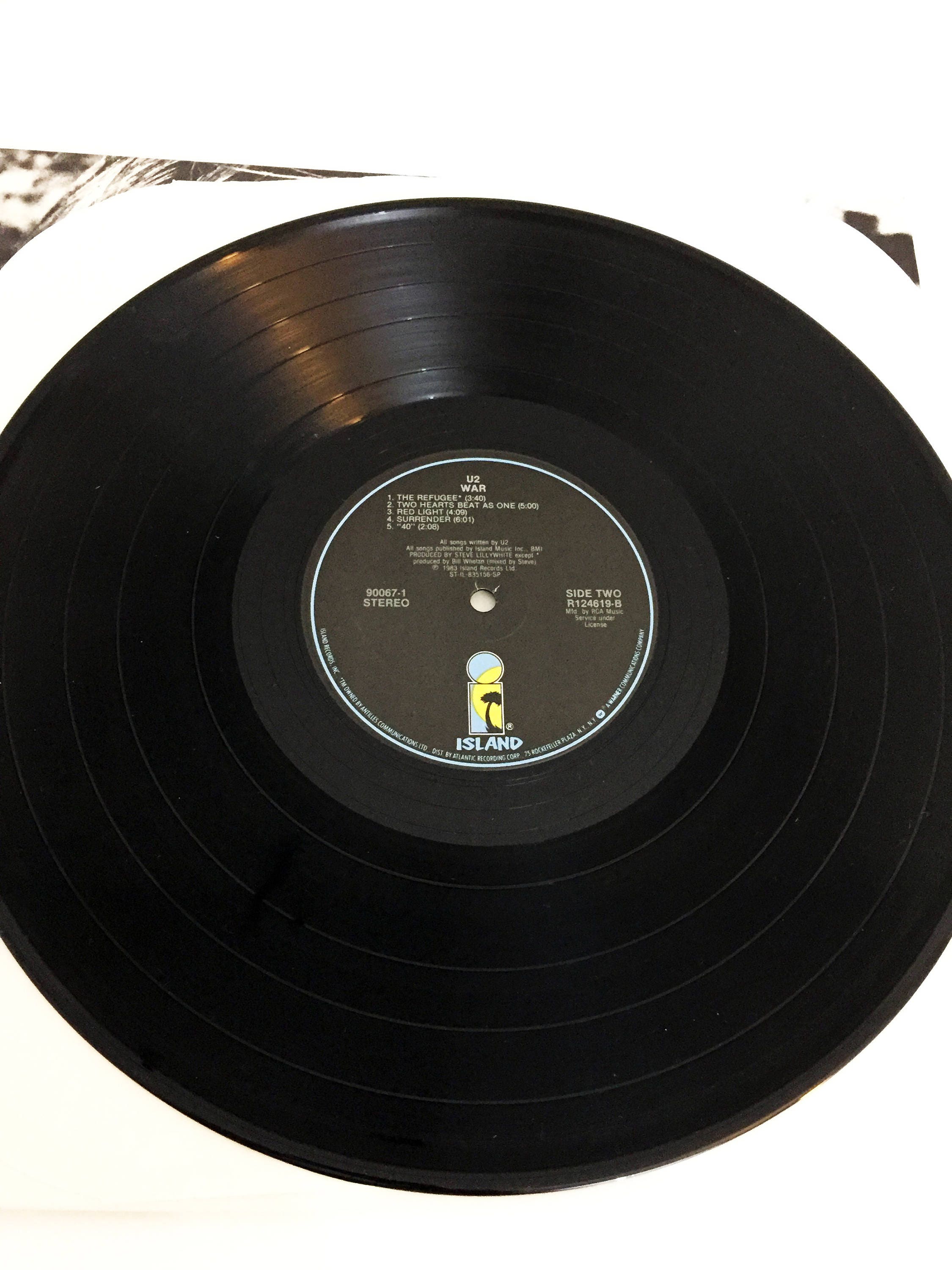 Vintage Original U2 War Gatefold LP With Liner Record Album Vinyl