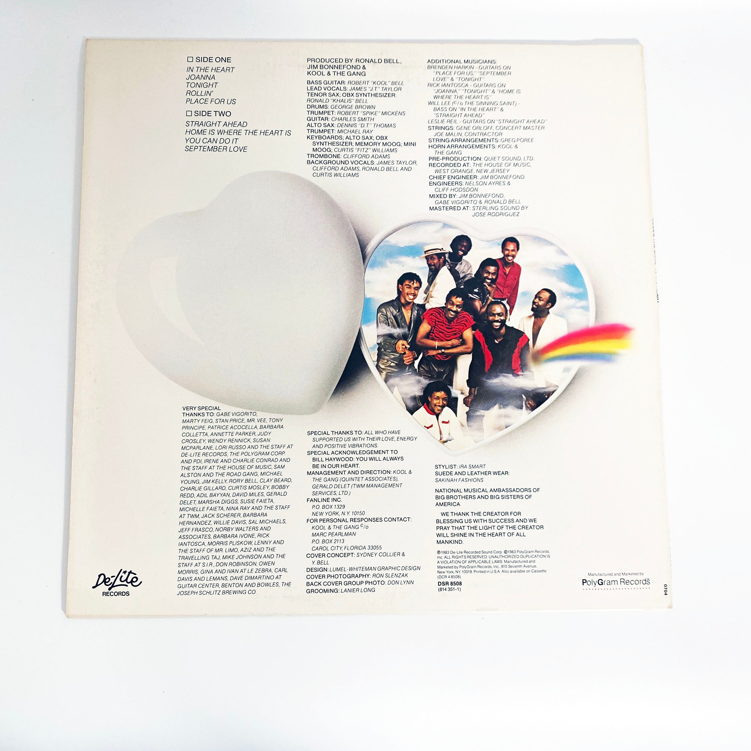 Vintage Kool & the Gang - in the Heart Original Record 12 Vinyl