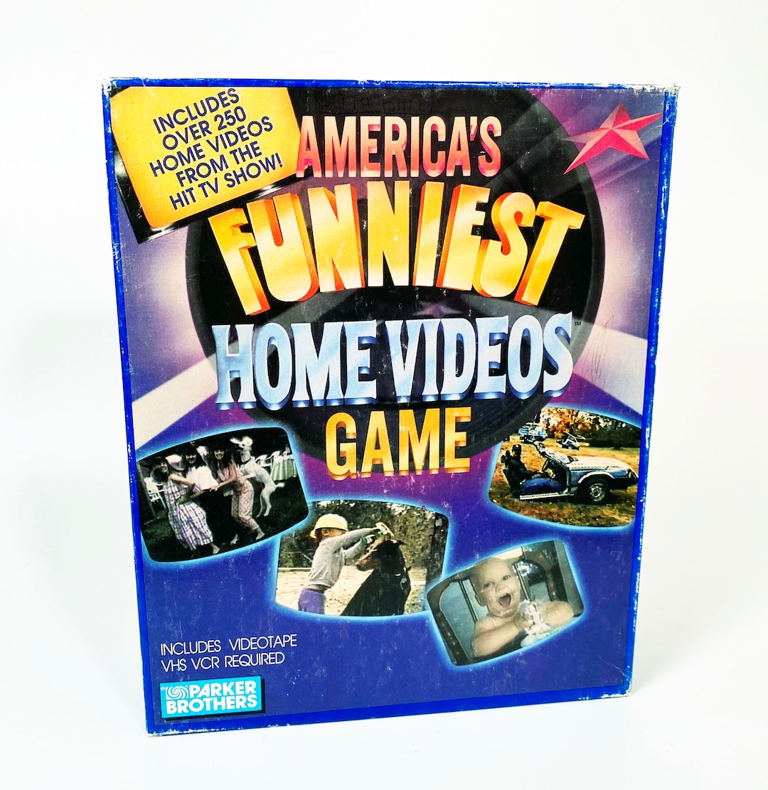Vintage 1990 America's Funniest Home Videos Board Game Complete