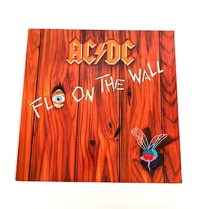 Original AC/DC Fly on the Wall Vinyl Record LP 1985 Album Acdc Ac / Dc
