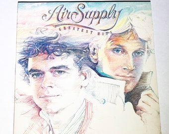 Vintage Air Supply Greatest Hits Original Album Record 12 Vinyl 1980s 1983 80s