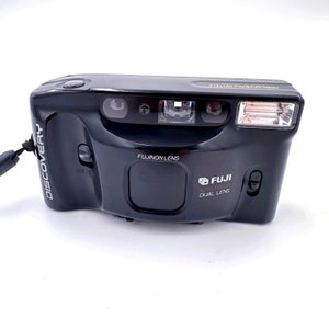 Vintage Fuji Discovery DL-180 Tele 35mm Film Point and Shoot Camera 35mm Point and Shoot Camera Photography Tested Works Lomo