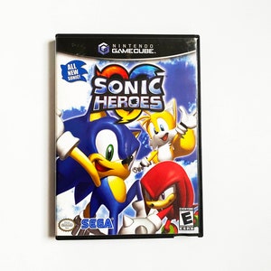Vintage Nintendo Gamecube Sonic Heroes Video Game Cube Sonic the Hedgehog