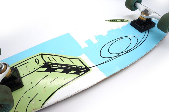 Vintage Myrtle Stuff by Russ Pope Skateboard Rare 58mm Complete
