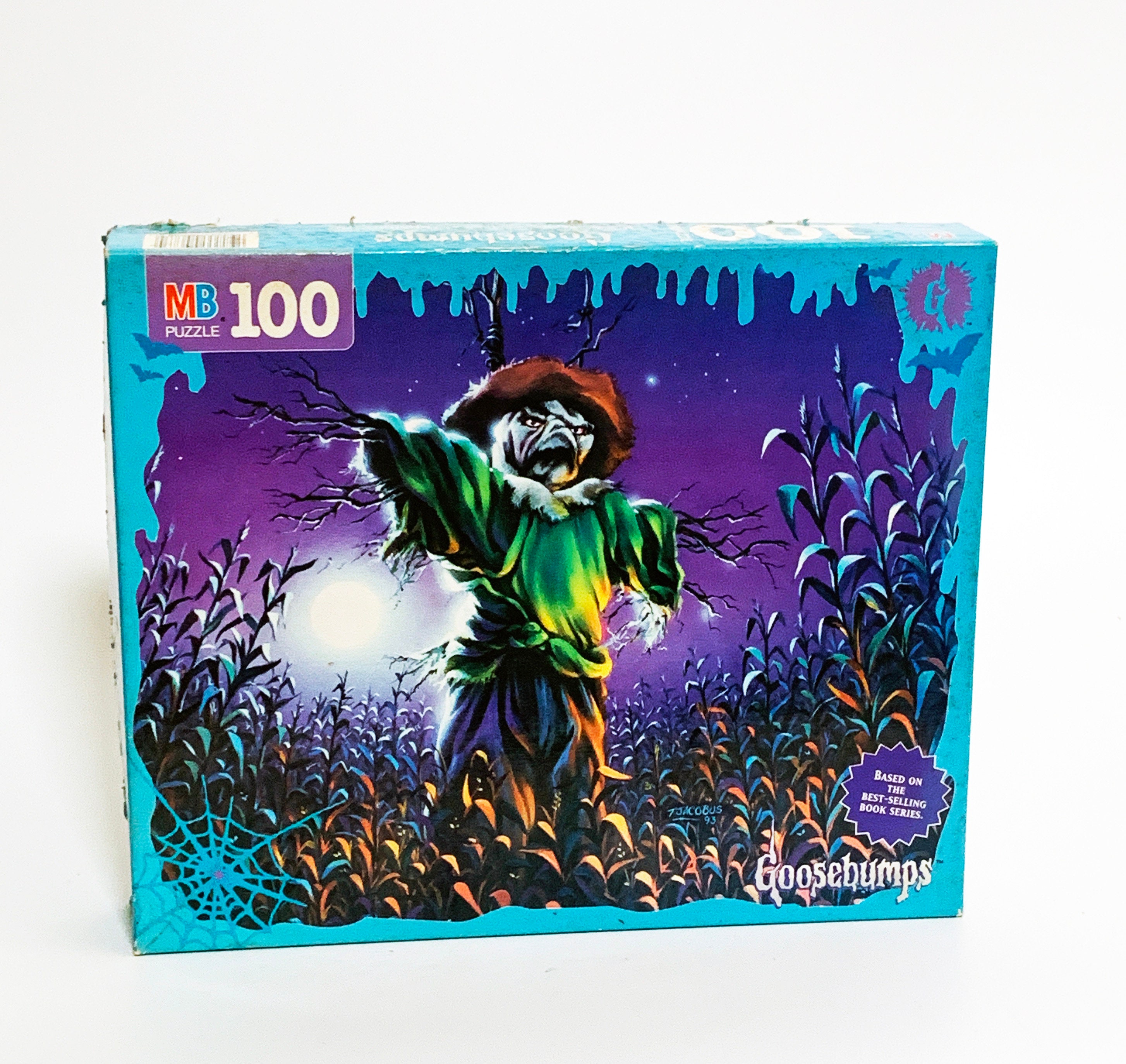 Rare Vintage Goosebumps Scarecrow 100 Piece Puzzle Complete