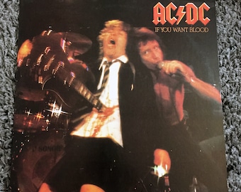 Original AC/DC If You Want Blood You've Got It Vinyl Record LP 1978 Album Acdc Ac / Dc 12"